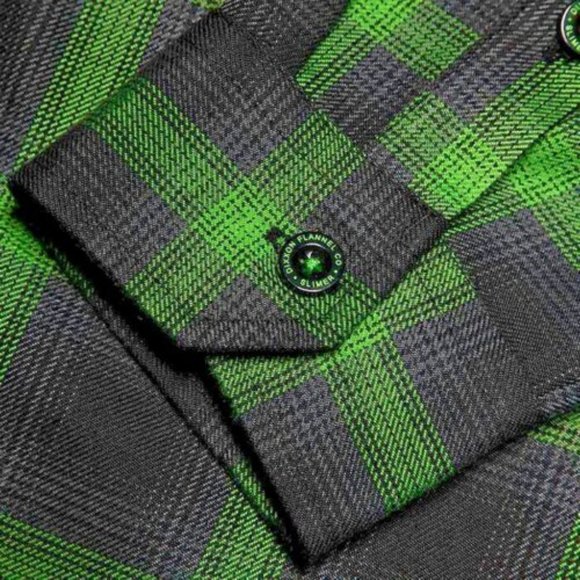 DIXXON Flannel CO The SLIMER Men's Flannel Shirt LARGE NIB - Picture 2 of 6